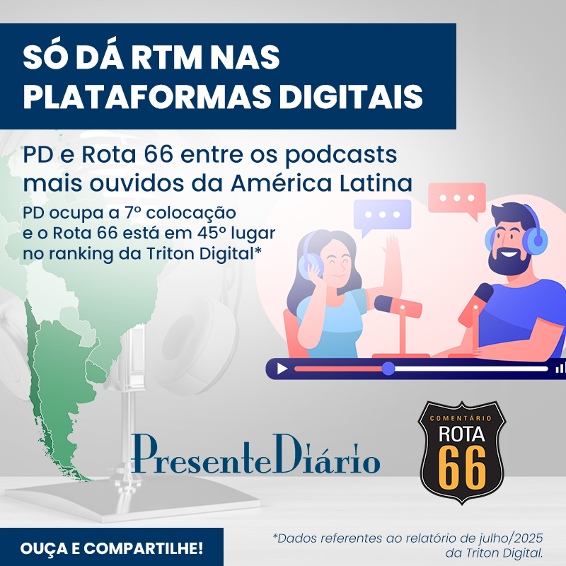 Ouça nossos podcasts nas plataformas
