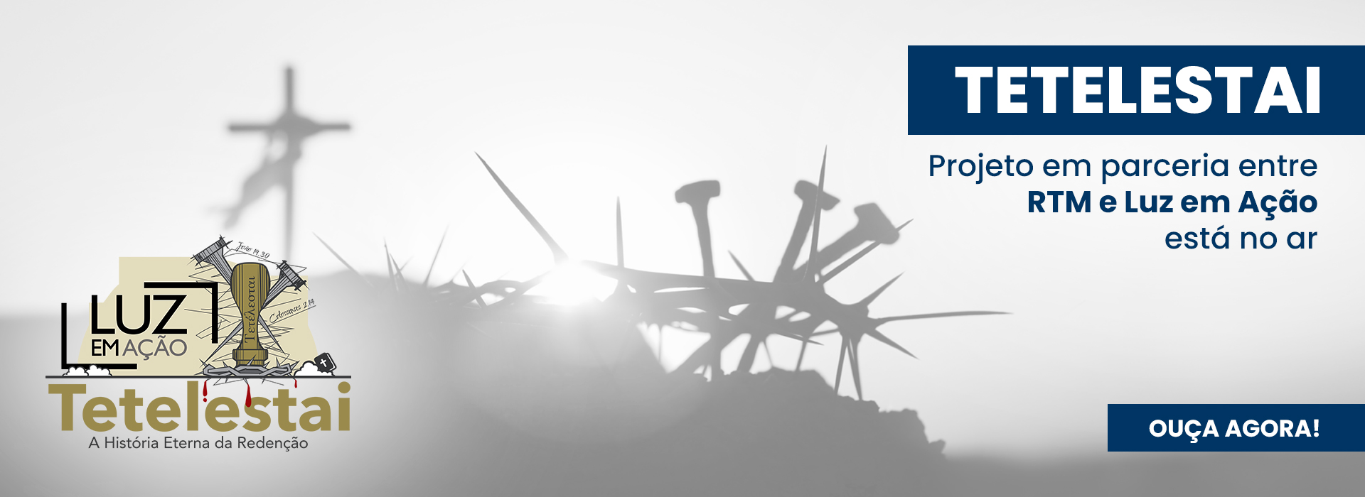 Ouça este novo projeto em parceria entre RTM e Luz em Ação