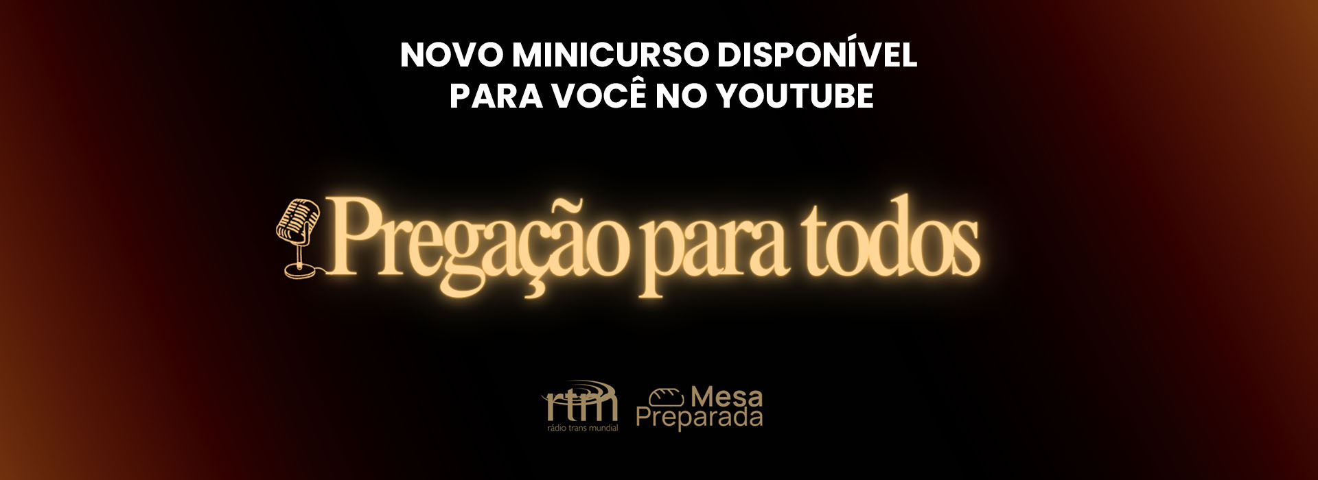 Acompanhe os vídeos no canal da RTM