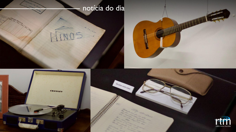 Exposição sobre vida de Sérgio Pimenta está em cartaz no Mackenzie, em São Paulo (SP)