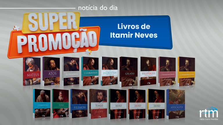 Loja RTM realiza promoção de livros de Itamir Neves